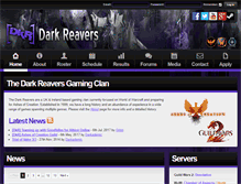 Tablet Screenshot of darkreavers.co.uk